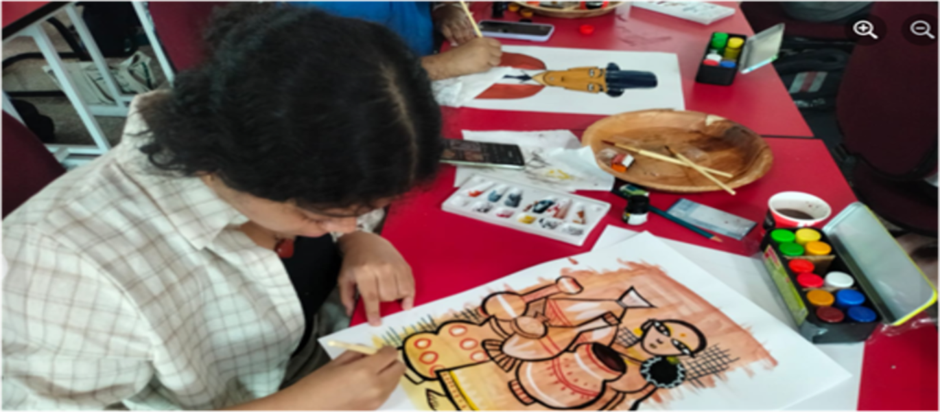 Workshop in collaboration with NIFT, Delhi