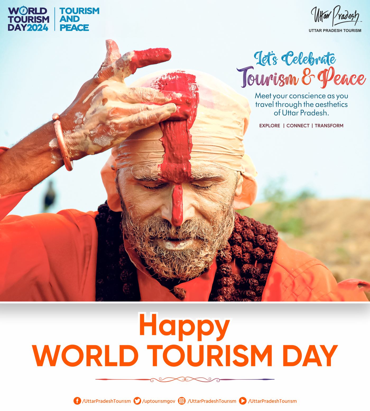 Cultural Evening organized by UP Tourism on the occasion of World Tourism Day 2024 at Jhansi, Uttar Pradesh