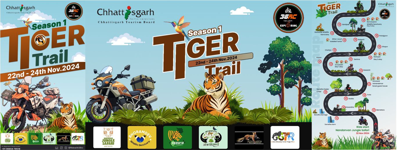 Tiger Trail - Chhattisgarh Riding Club - Bike Ride Event