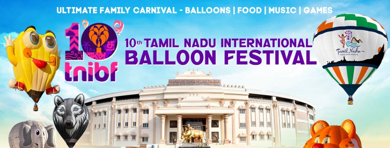 10th Tamil Nadu International Balloon Festival Jan 2025 - Madurai