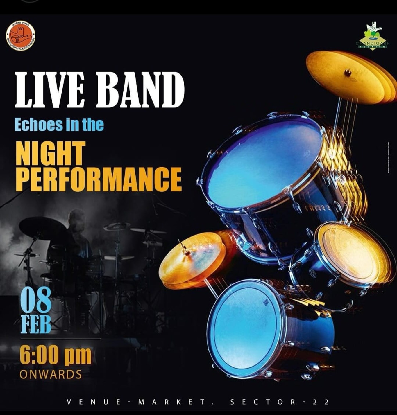 Live Band Echoes in the Night Performance