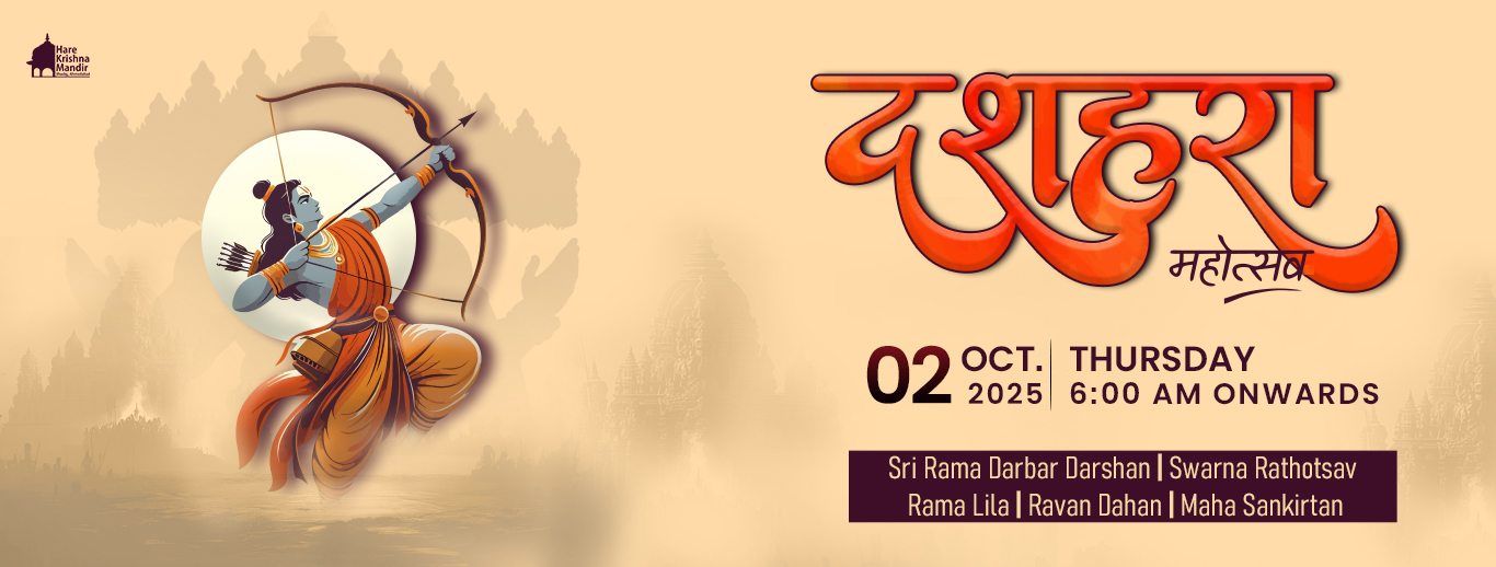 Dussehra Festival at Hare Krishna Mandir Ahmedabad