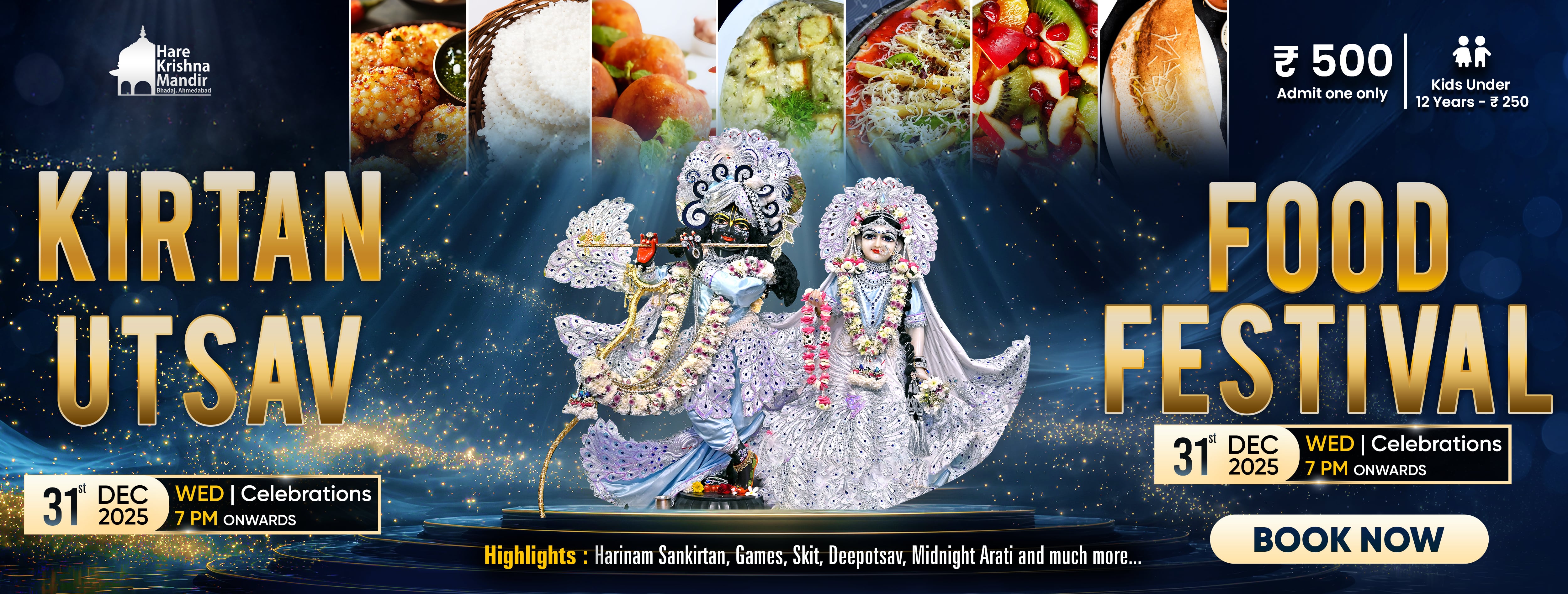 New Year 2025 - Food Festival & Kirtan Utsav