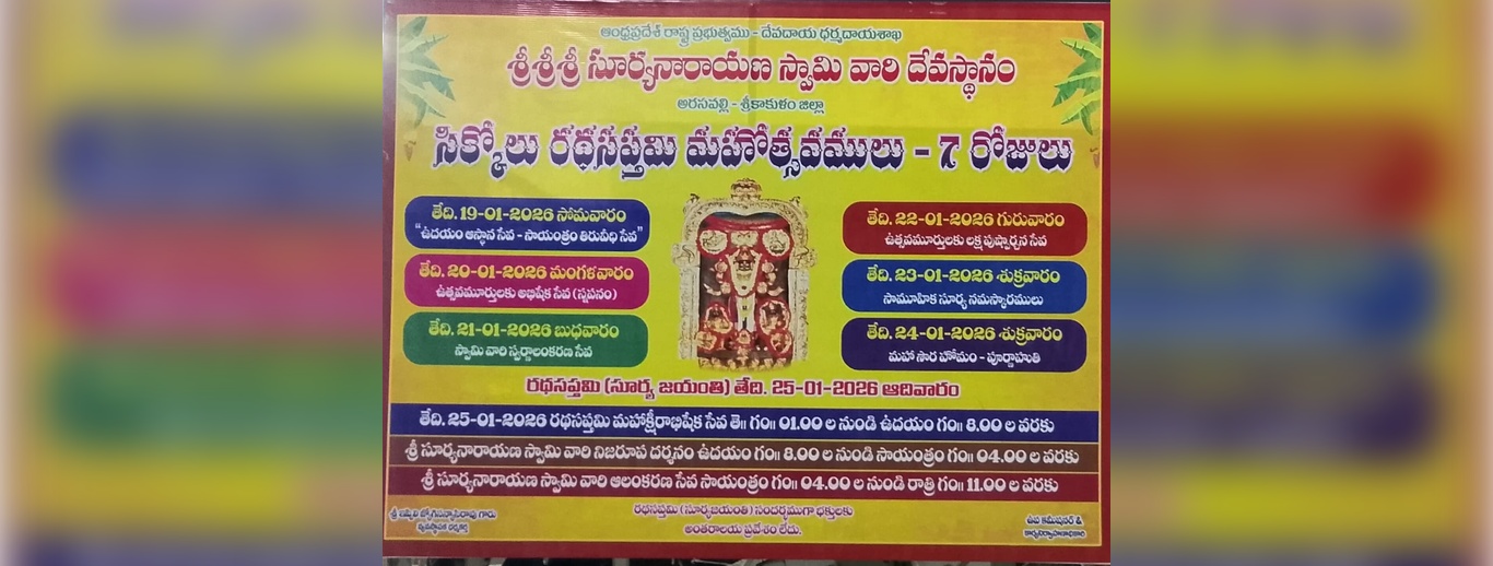 Sikkolu Radhasaptami Utsavulu